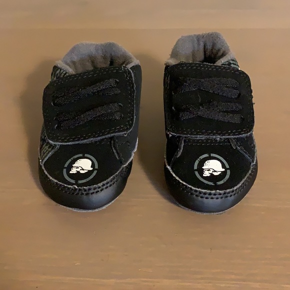 Etnies “Metal Mulisha” Black Shoes - Baby Size 2 - Picture 3 of 6